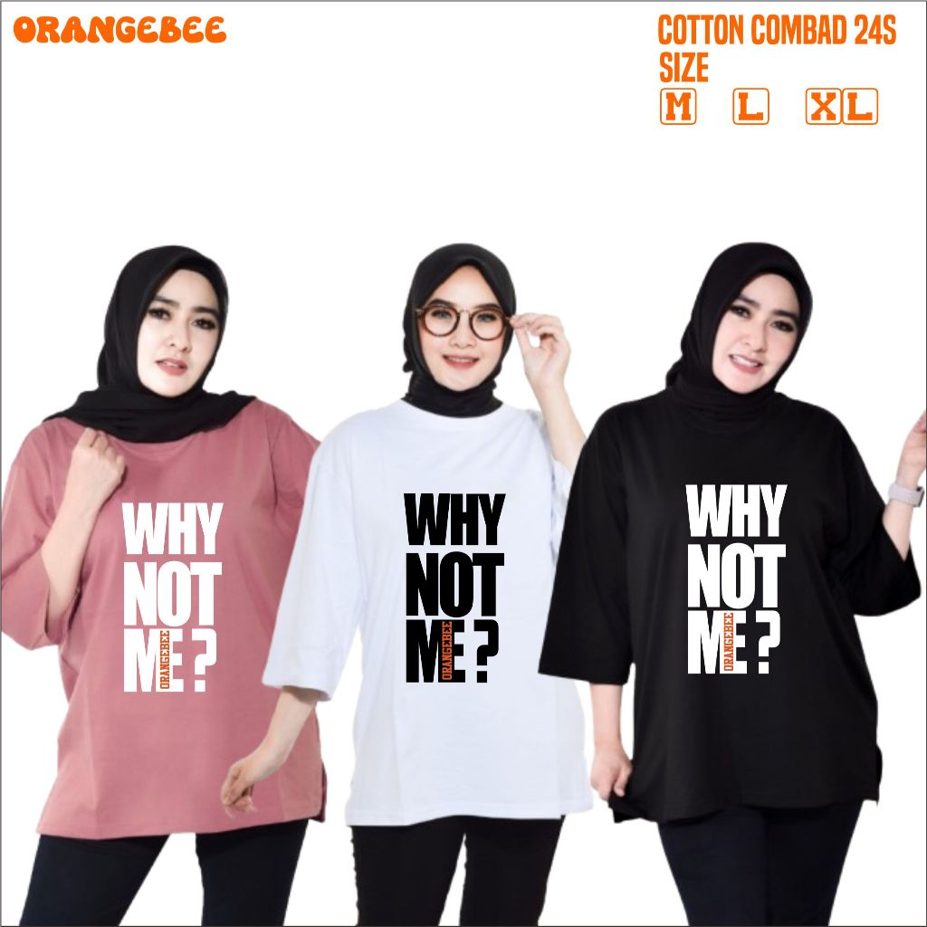 Kaos Oversize Wanita/Kaos Wanita/kaos cewek/Oversize/OrangeBee/OS-081