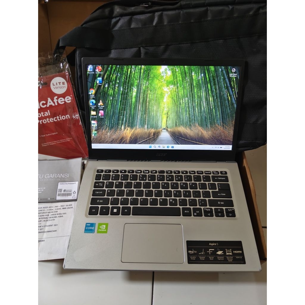 Acer Aspire 5 Intel Core i3-1115G4 8GB/256GB Nvidia MX350 2GB