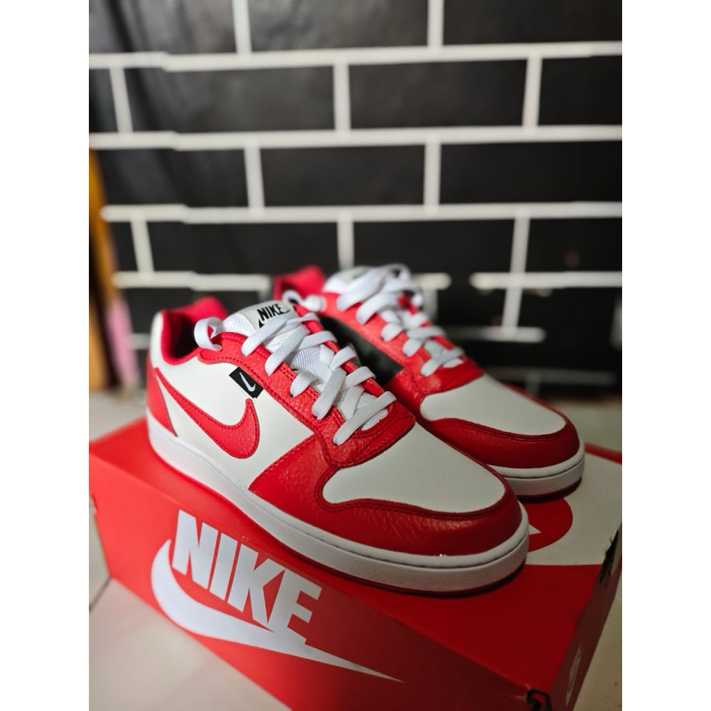 Nike ebernon low Premium white black ride AQ1774101- ORIGINAL