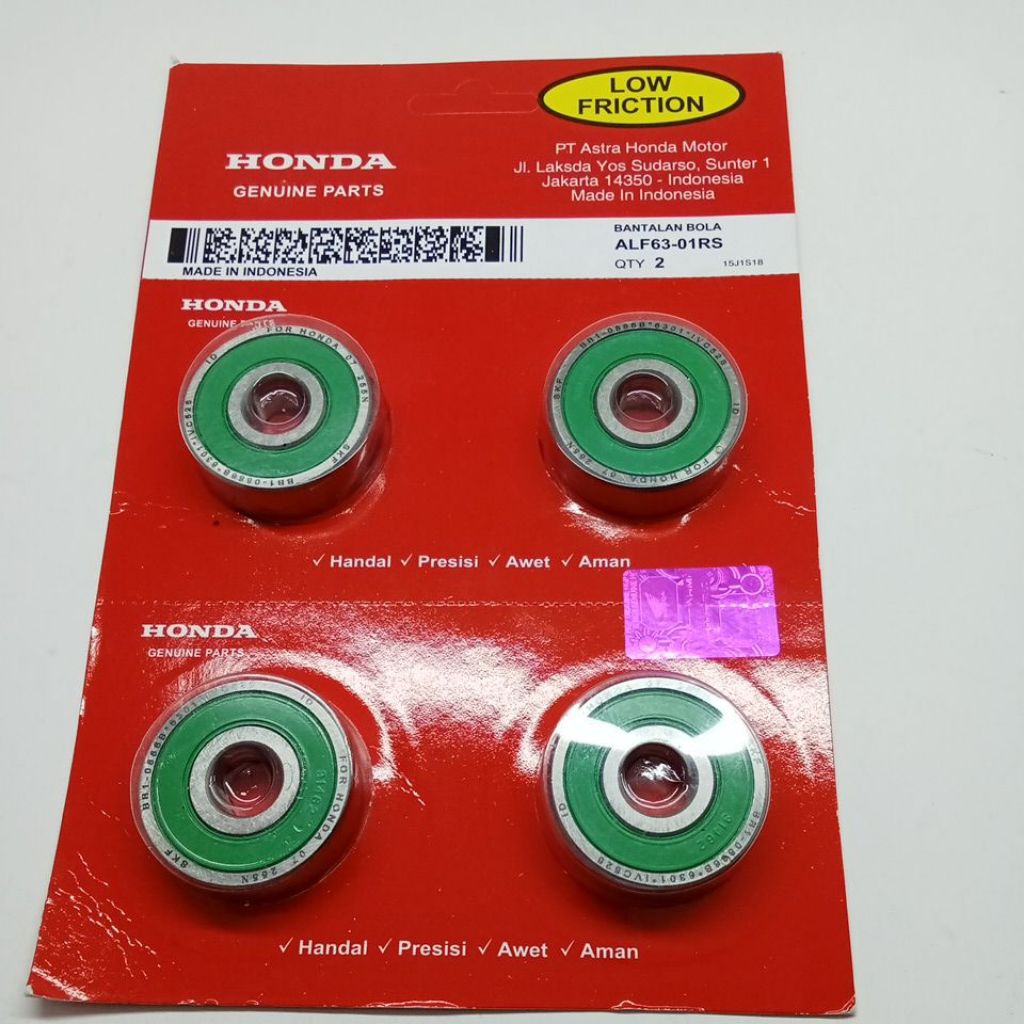 Laher Roda depan 6301 Motor Honda Supra grand Revo Blade