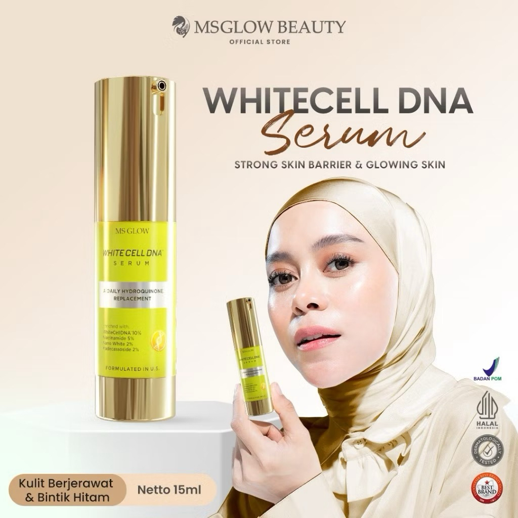 MS GLOW WHITE CELL DNA SERUM READY!!!