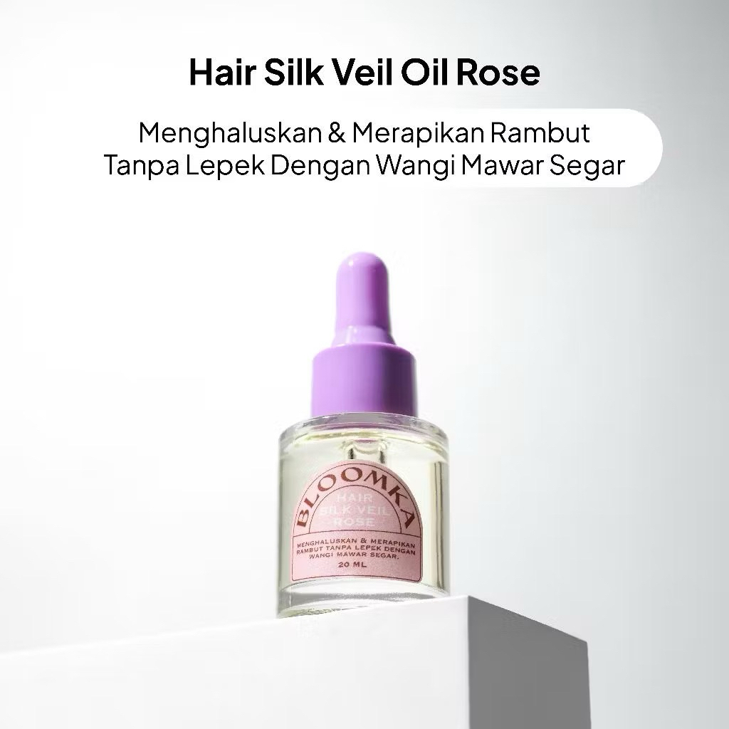 BLOOMKA - HAIR SILK VEIL ROSE OIL