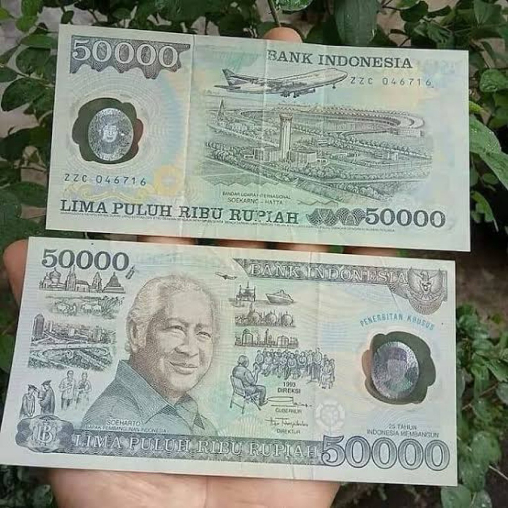 uang Soeharto ori baru gress