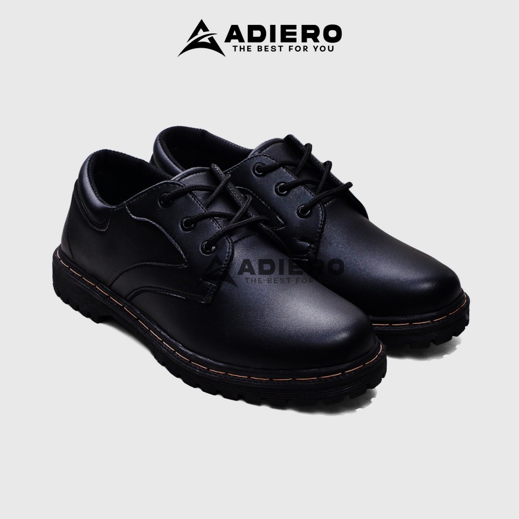 Sepatu Pria Casual Docmart Formal Oxford Black Carlos