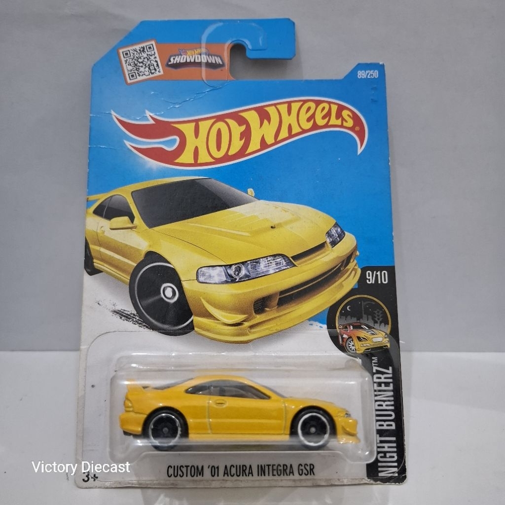 Hot Wheels Custom '01 Acura Integra GSR Night Burner