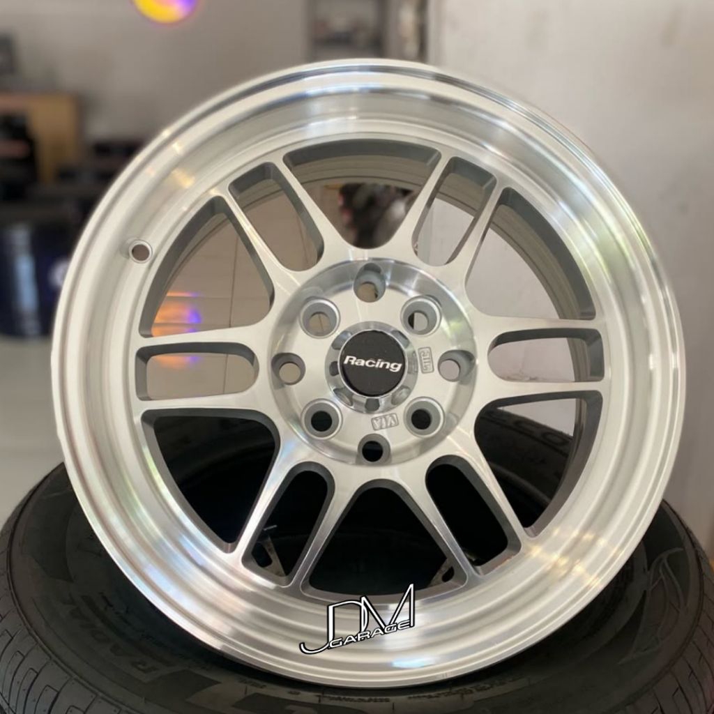 velg enkei rpf1 ring 15 pcd 4x100 - 4x114,3 lebar 6,5 velg racing r15 velg mobil Avanza Xenia Livina