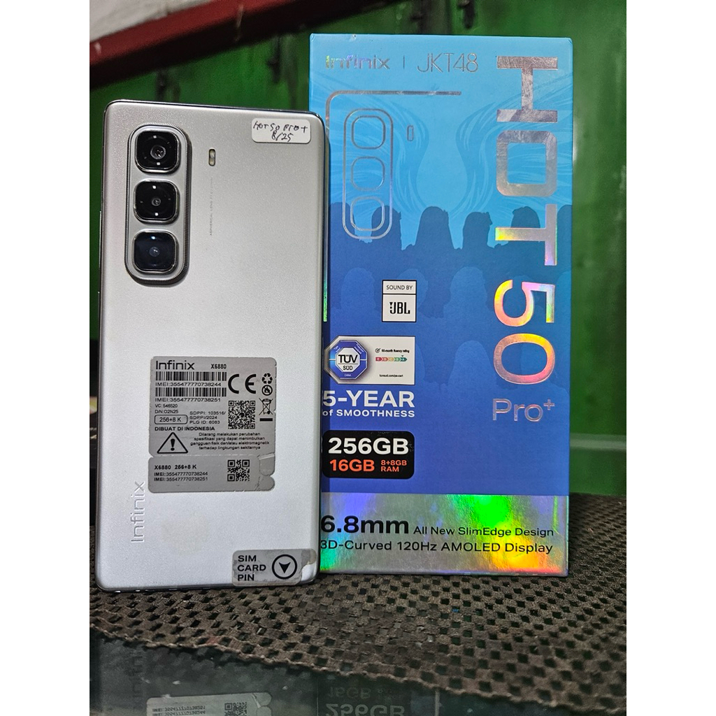Infinix Hot 50 Pro Plus 8 / 256gb Second Original