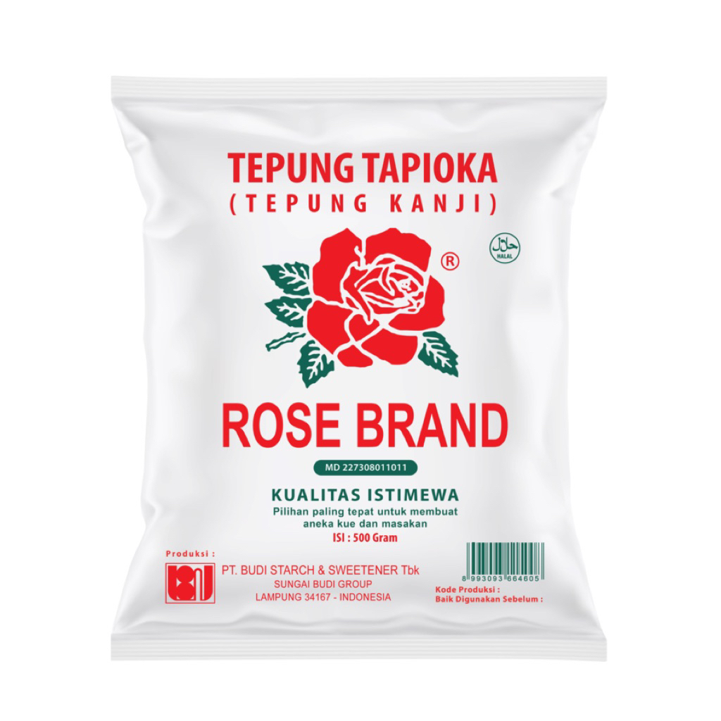tepung tapioka rose brand 500g - tepung kanji rose brand