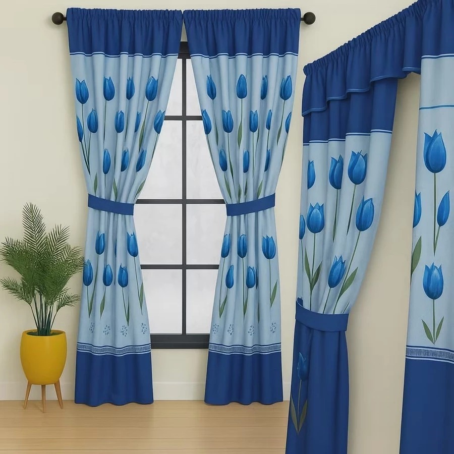 Gorden Pintu Kamar Gorden Jendela Panjang Ukuran 100x200cm Free Tali