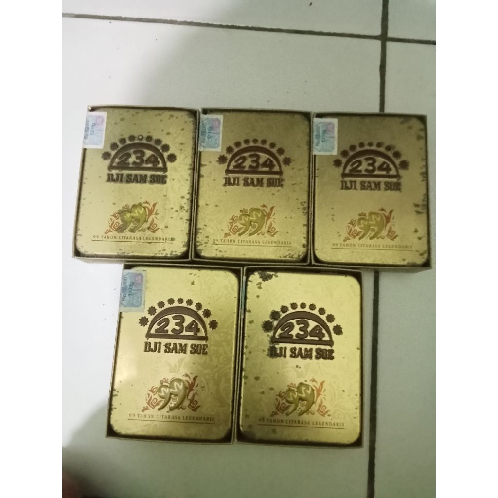 Kaleng Tin Box tempat Rokok Limited Edition