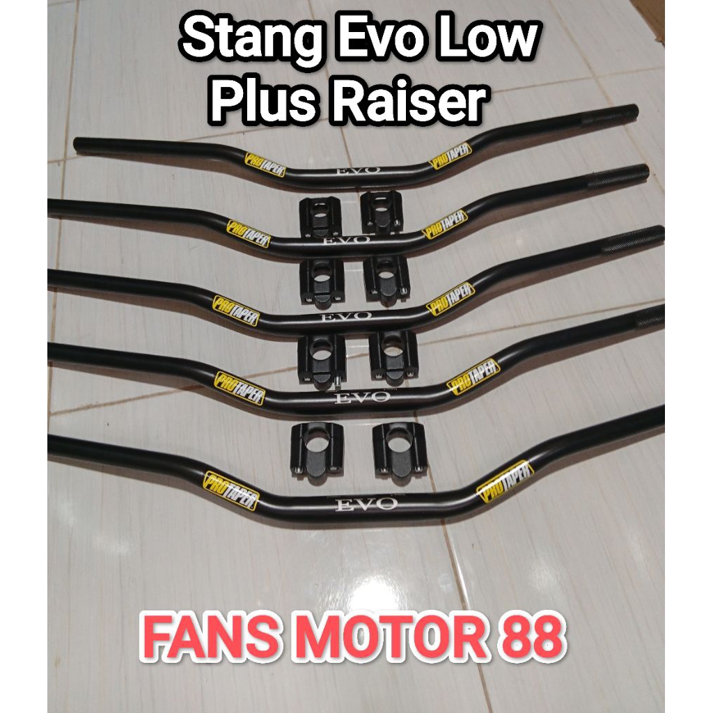 Stang Protaper Evo Low Tebal 2,8mm Motor Trail, Vixion, Mio, Supra Universal.....