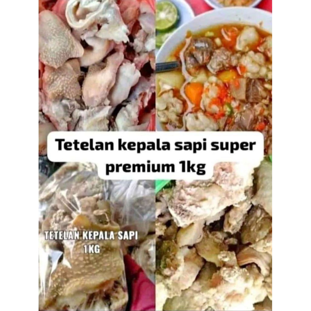 Tetelan kepala sapi/Tetelan sapi
