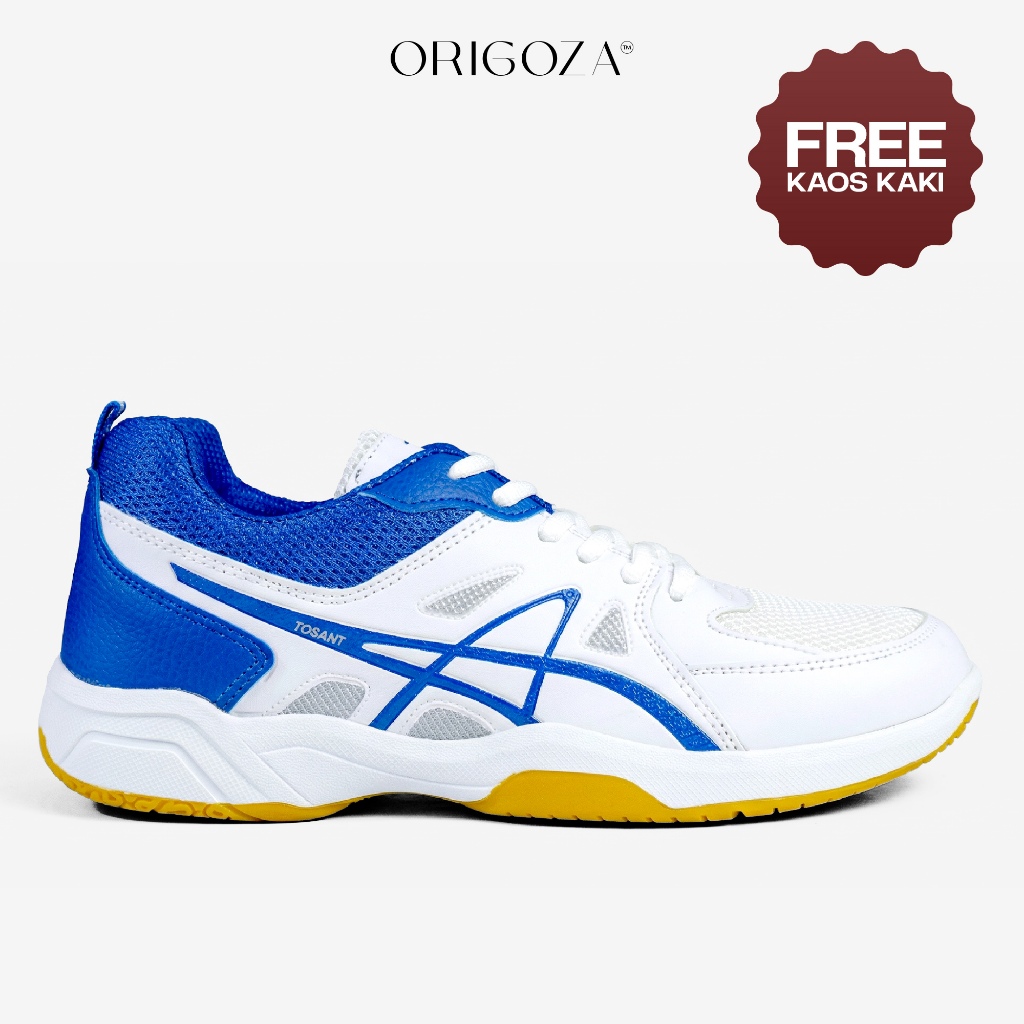 TOSANT ORI - Sepatu Badminton Tenis Pria ARC Original Size 39 - 44 Sepatu Bulutangkis Tenis Lokal An