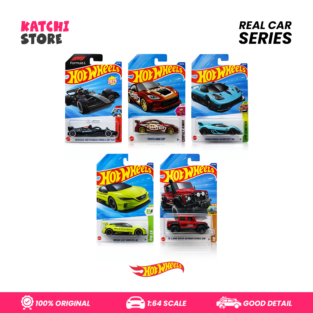 (BEBAS PILIH) Hotwheels Hyper Sport EV Modern Classic Real Car Hotwheels Diecast Original