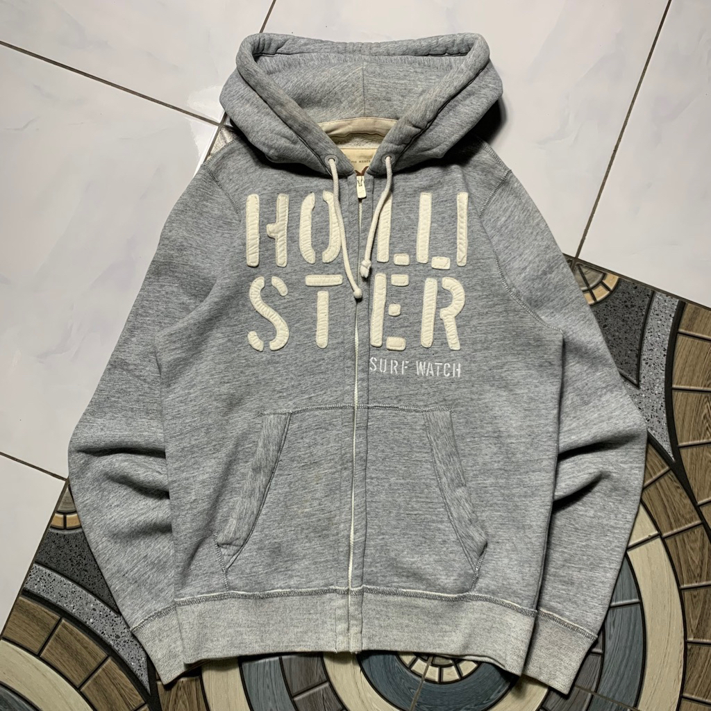 zipper Hoodie Hollister Grey size M