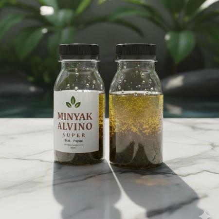 Minyak Alvino Super Asli Daun TIga Jari Papua Asli
