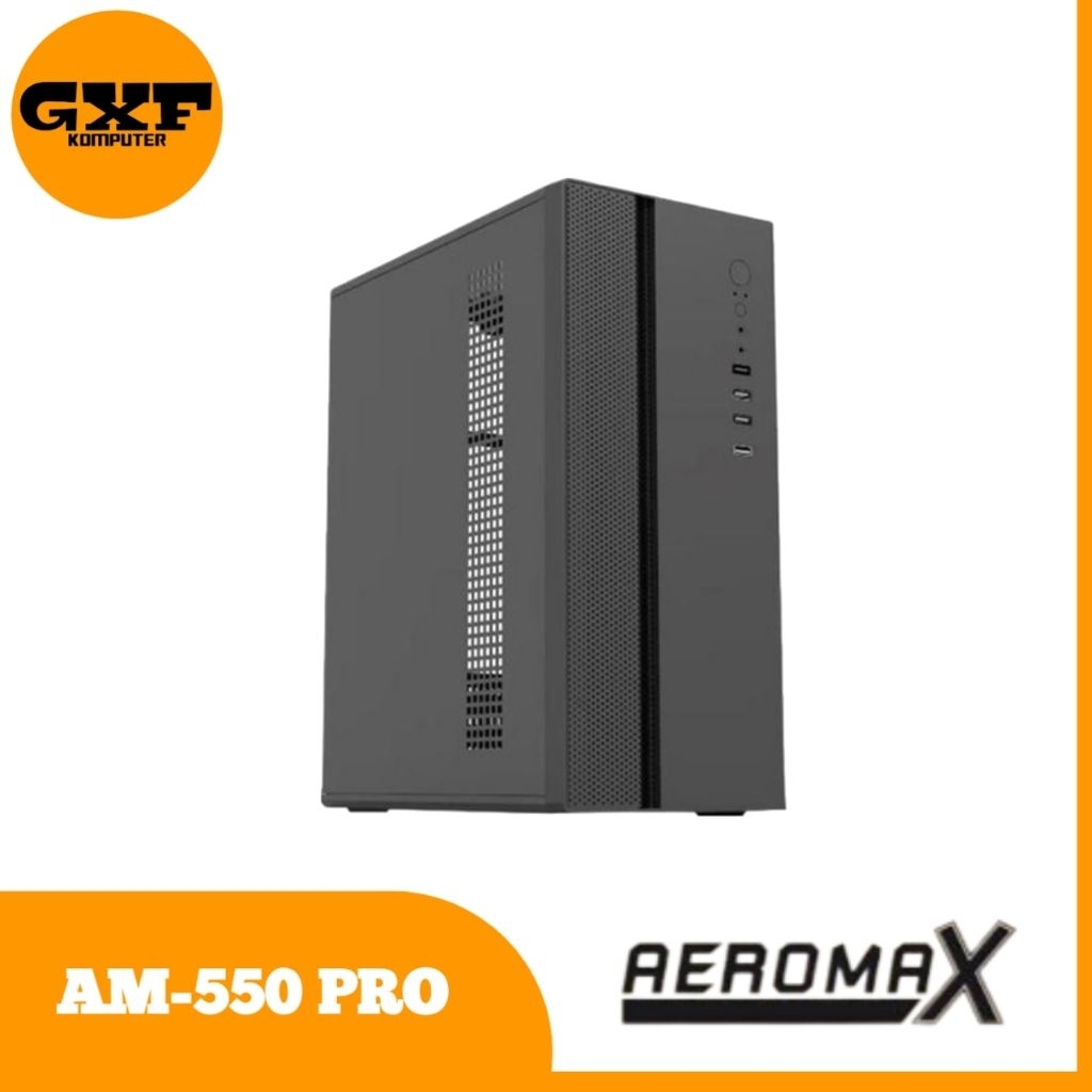 AEROMAX AM 550 PRO | M-ATX PC Case Include PSU