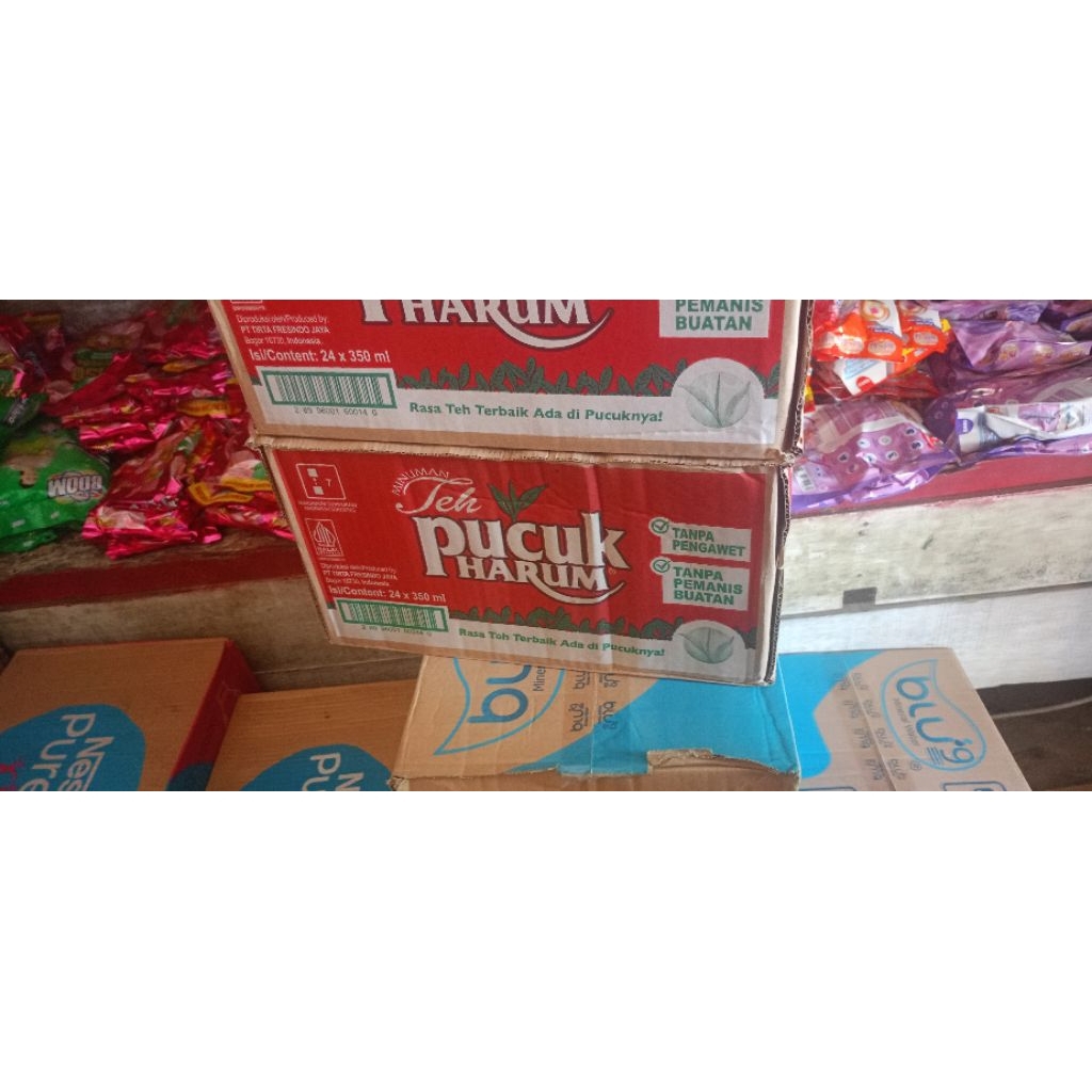 teh pucuk 1dus isi 24botol 350ml