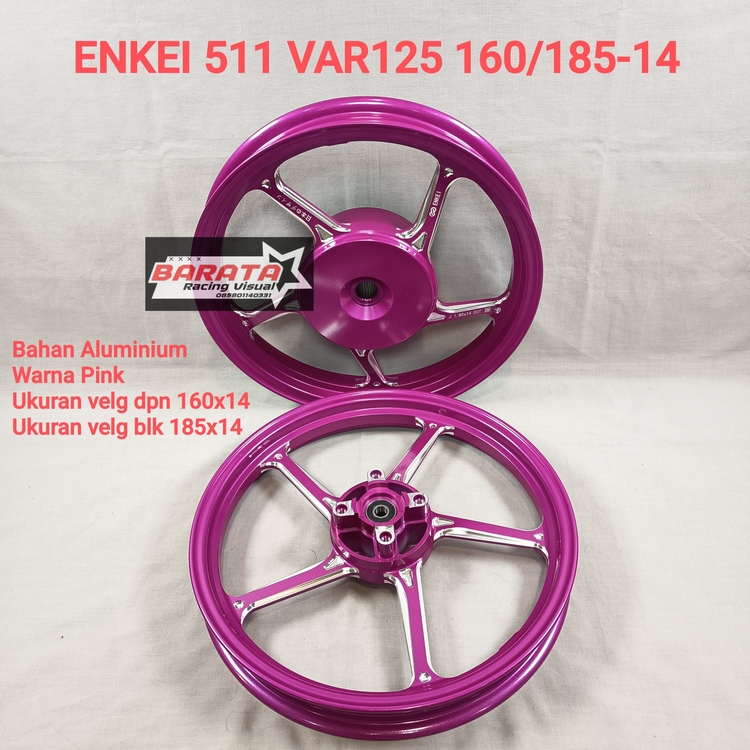 VELG ENKEI 511 MOTOR VARIO 125 160/185 RING 14 PINK