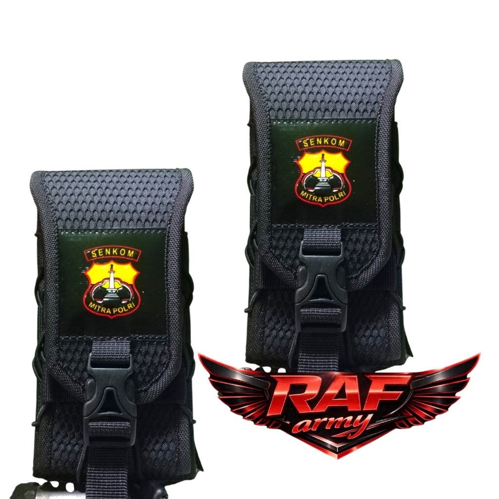 tas hp sencom/sarung hp pinggang pria /pouch hp rajut sencom