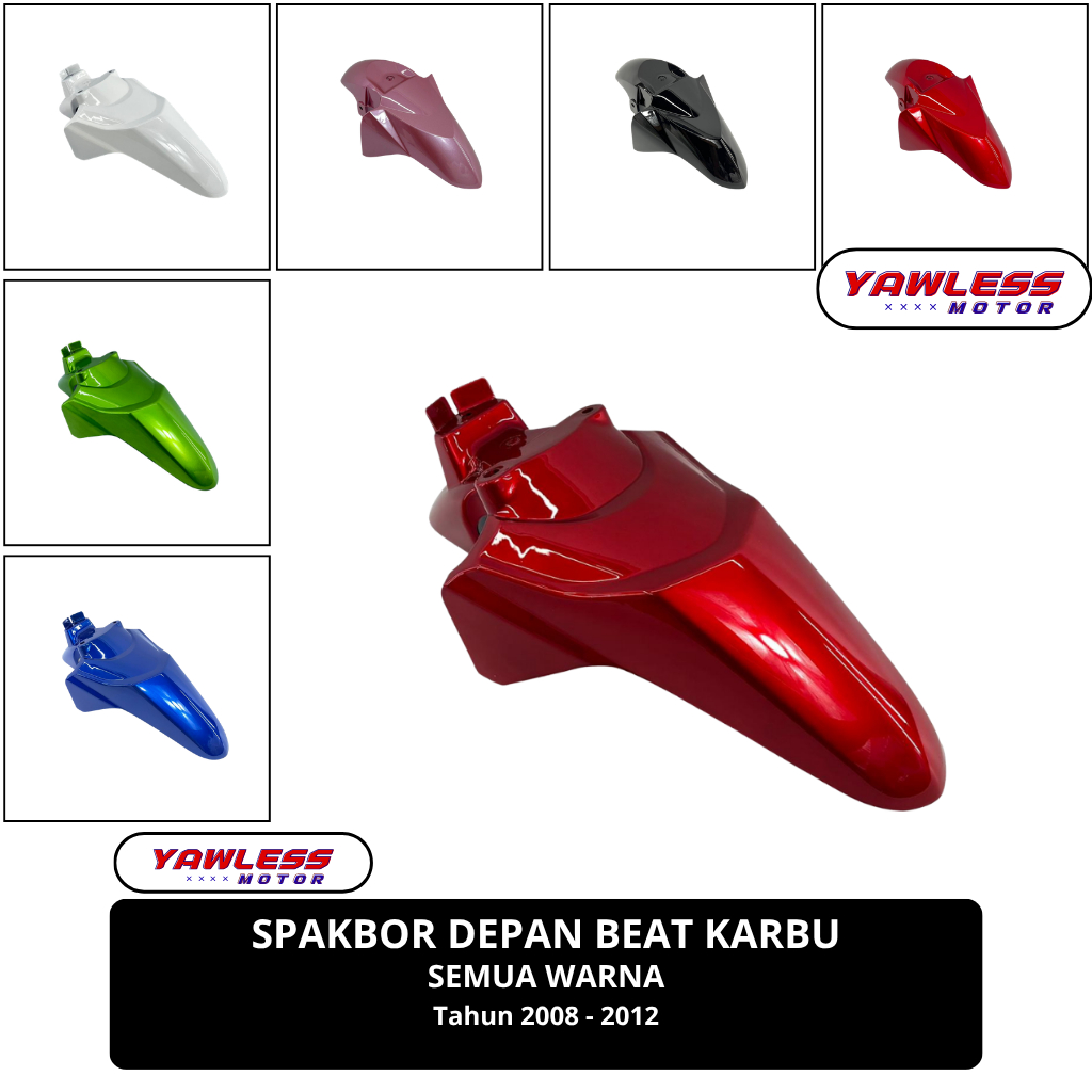 spakbor beat karbu depan / spakbor depan beat karbu / slebor depan beat karbu 2010-2012