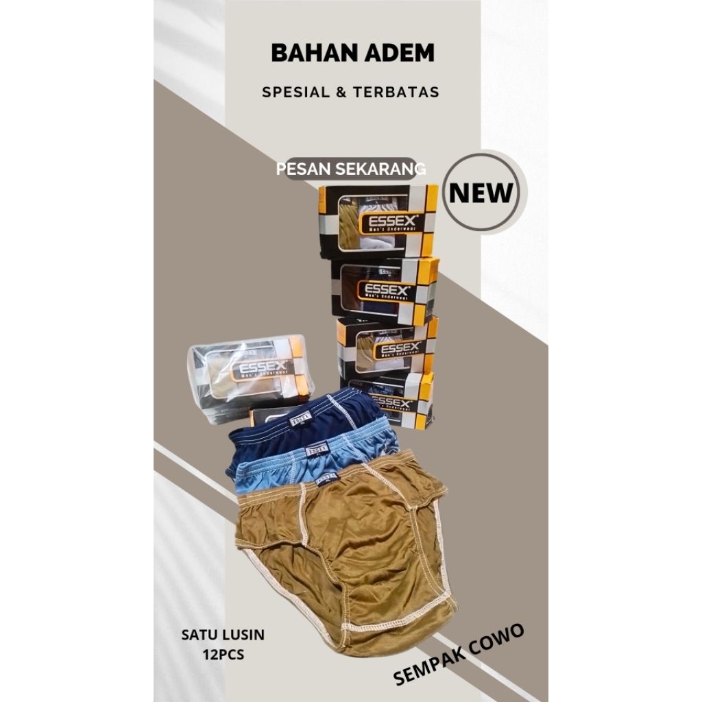 celana dalam cowok 1 lusin 12pcs