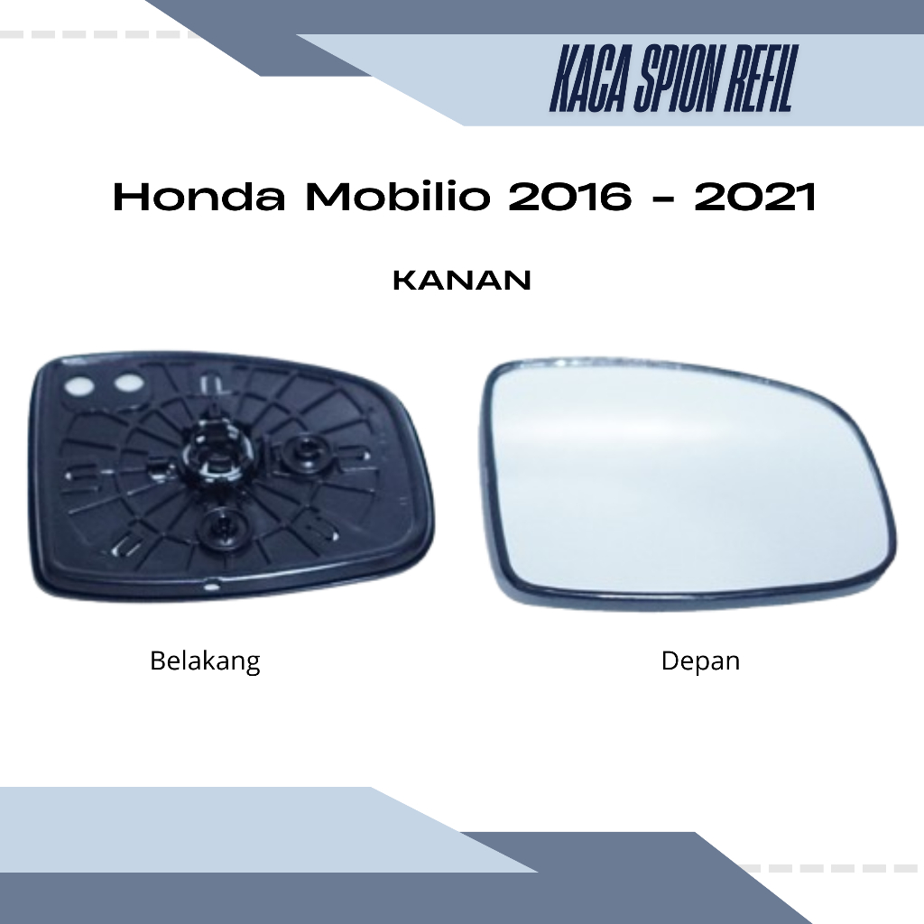 Kaca spion mobil honda mobilio 2016 - 2021