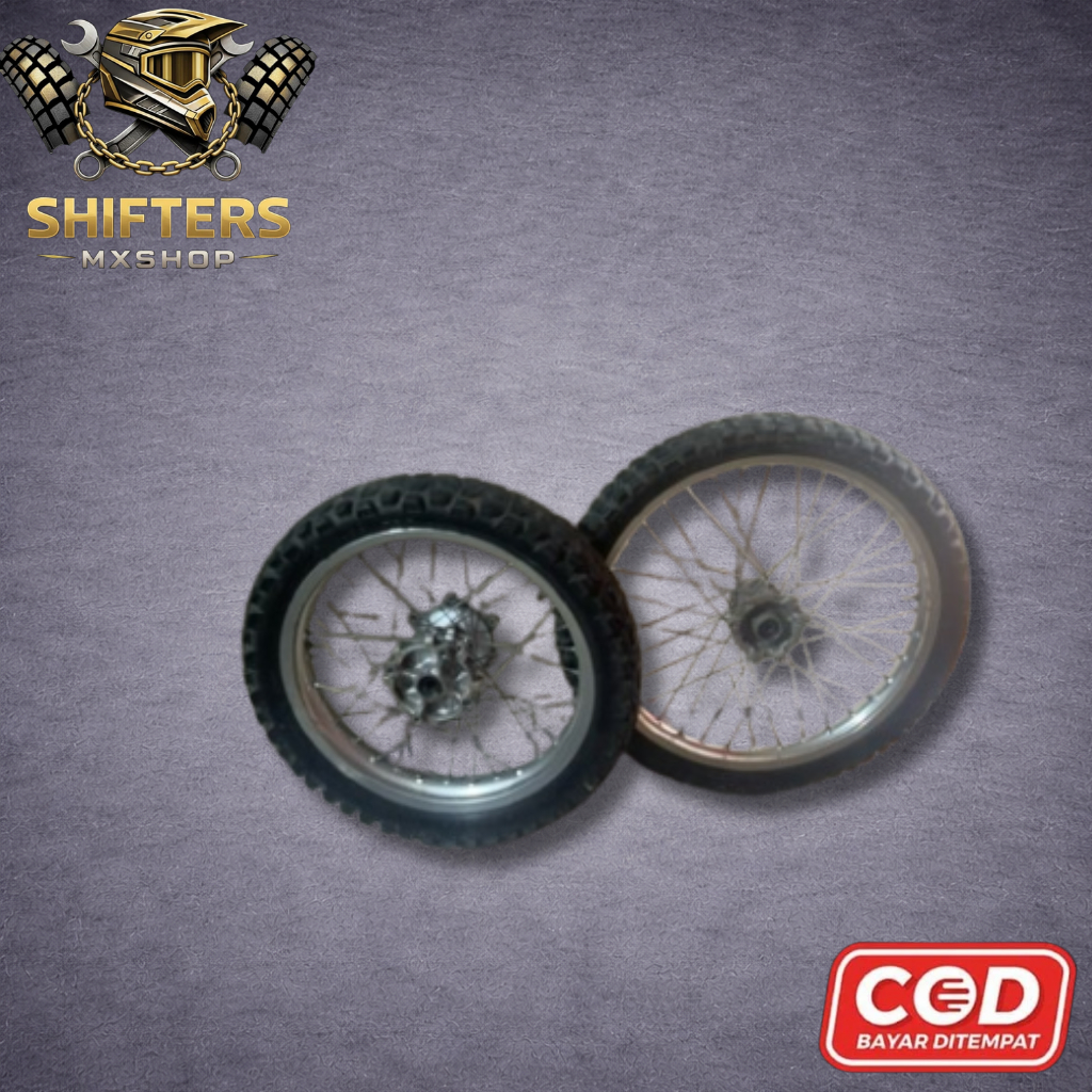 WELSET CRF150L ORIGINAL COPOTAN MOTOR DEPAN BELAKANG
