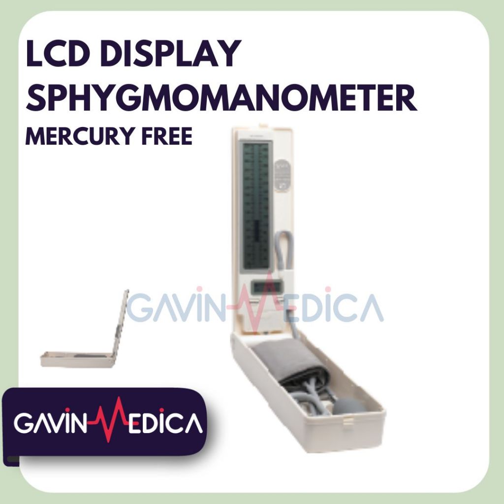 SPIRIT LCD DISPLAY Sphygmomanometer MERCURY FREE - Tensimeter Digital Rumah Sakit Tanpa Air Raksa CK