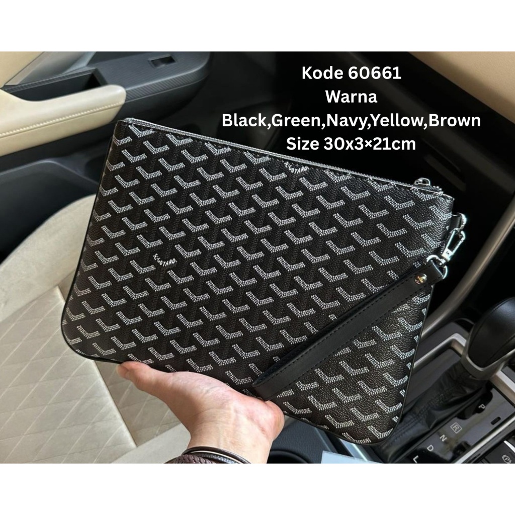 CUCI GUDANG Clutch Pria MGM Pouch 60661 (FreeSarungTas+BubbleWrap)