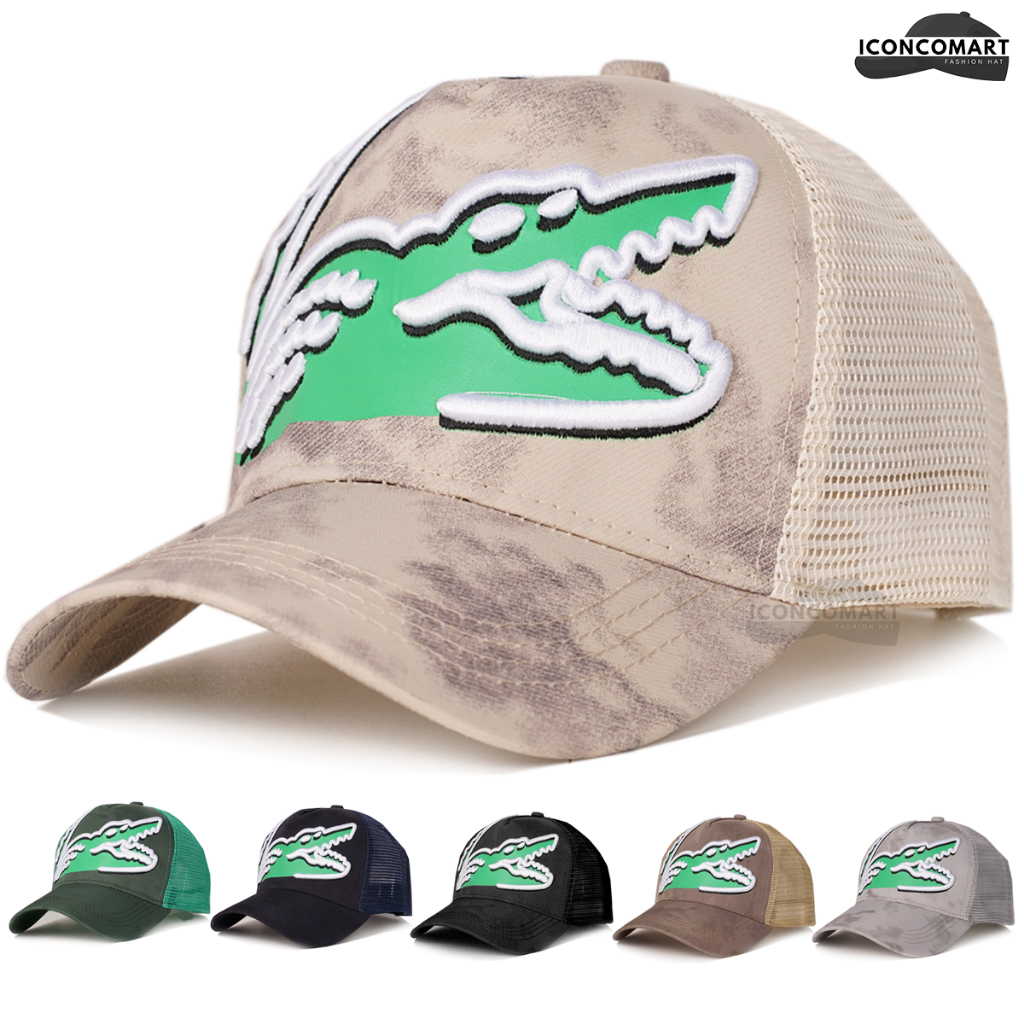 TOPI BASEBALL LOGO BUAYA / TOPI CASUAL MOTIF BUAYA ELEGANT / TOPI BASEBALL BORDIR - TPI-239