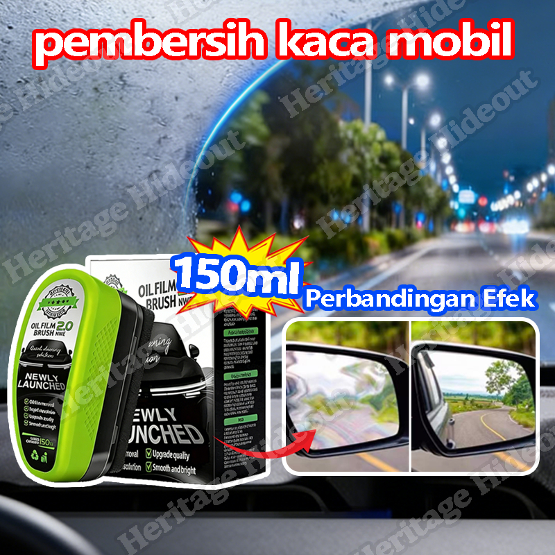 pembersih kaca mobil Pembersih jamur kaca mobil Glass Oil Remover Kaca Mobil Remover Brush Pembersih