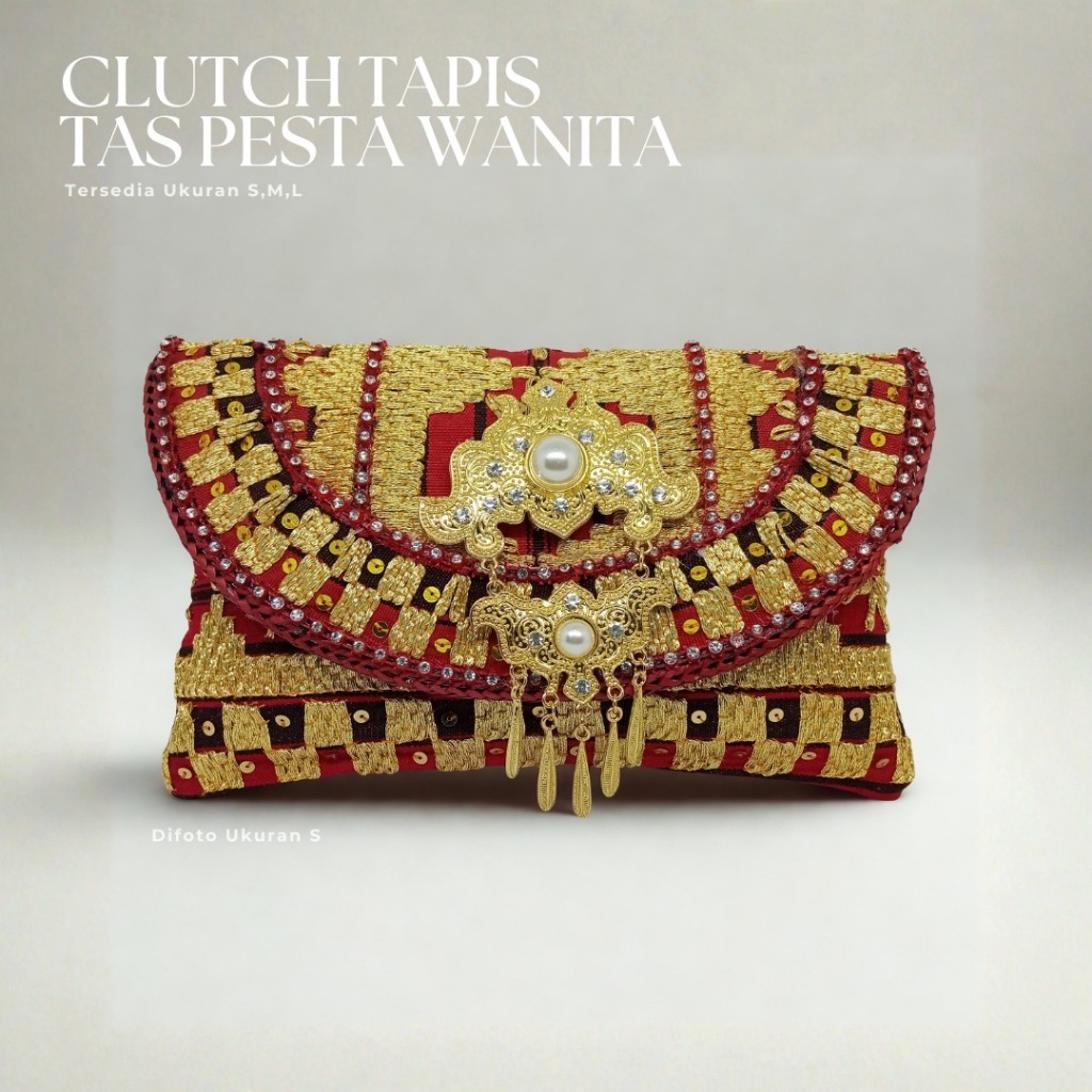 LAMPUNG ETHNICA OFFICIAL - CLUTCH TAPIS LAMPUNG / TAS TAPIS LAMPUNG - TAS WANITA TAPIS LAMPUNG - CLU