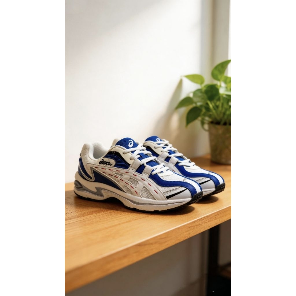 Sepatu import Asics Gel Preleus White Blue Premium Quality