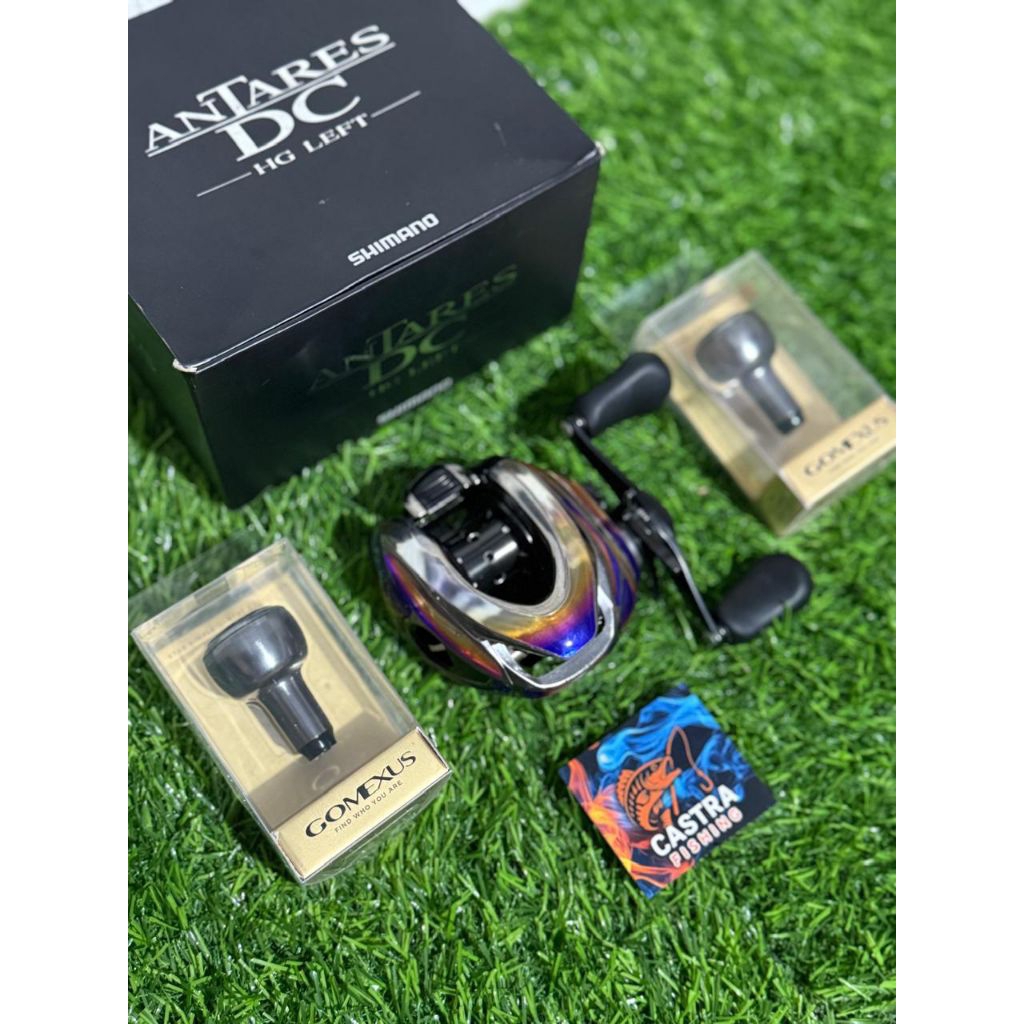 Reel BC Shimano Antares DC HG Left Second, Kondisi Istimewa Free Decal & Knob Gomexus