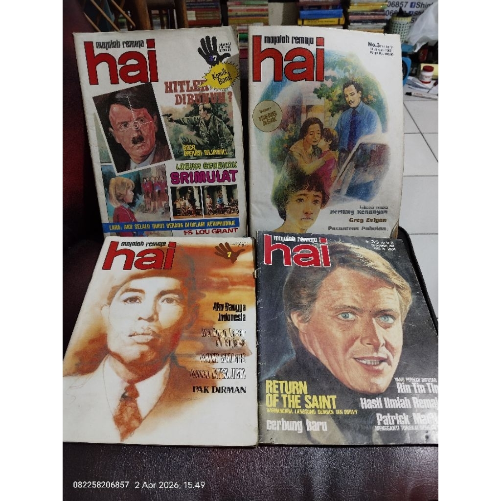Majalah Hai Lawas Tahun 82,83,84