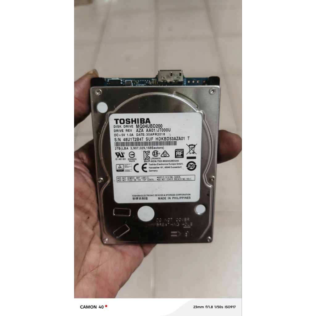 Harddisk 2.5" Oti Eksternal 2TB