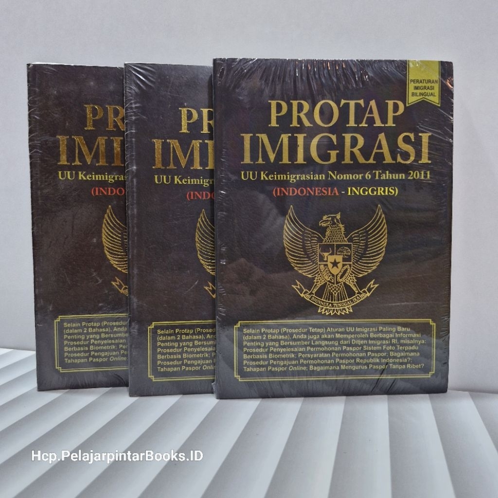 Buku PROTAP IMIGRASI. UU KEIMIGRASIAN. ORIGINAL.