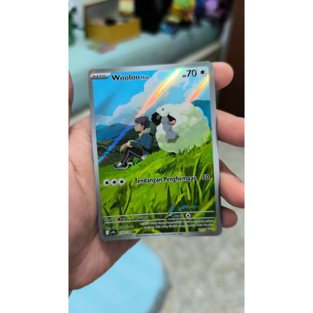 kartu pokemon ar litten woolo