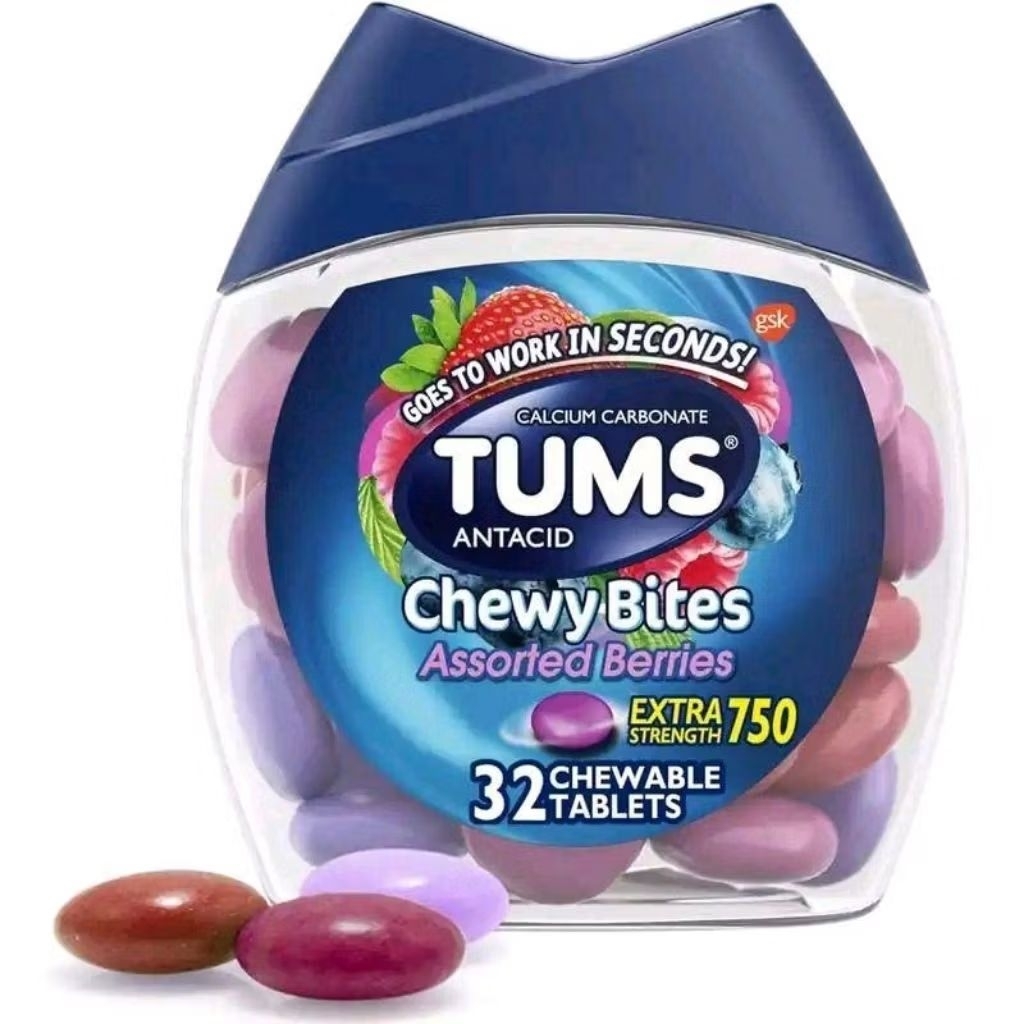 ready stok antacid chewy bites asam lambung TUMS