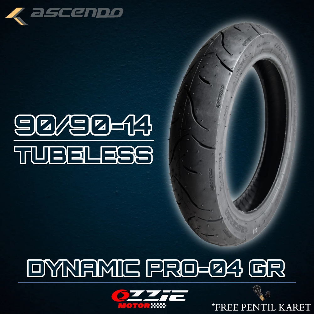 BAN ASCENDO DYNAMIC 80/90-14 90/90-14 MOTOR MATIC RING 14 TUBELESS BAN MOTOR MATIC BEAT MIO VARIO SC