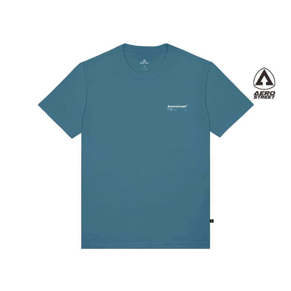 Aerostreet T Shirt Devan Steel Blue T-Shirt Tshirt ABAAA