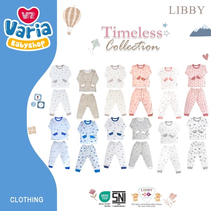 Libby Oblong Panjang Celana Panjang Timeless Collection / Setelan Panjang Anak Unisex  | LIBBY BABY