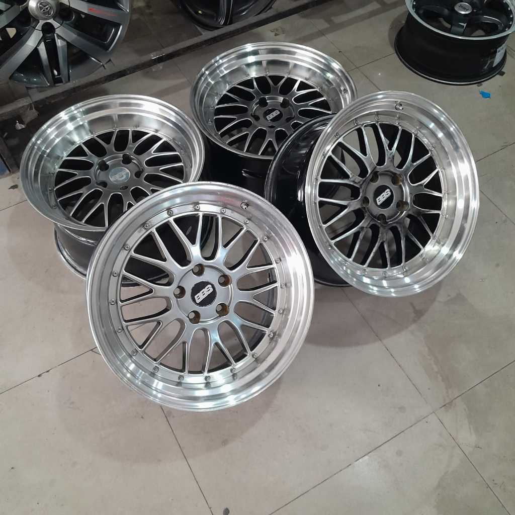 Velg Mobil Bekas Celong R18 Racing BBS Ring 18 x9,5/10,5 Pcd 5x114,3
