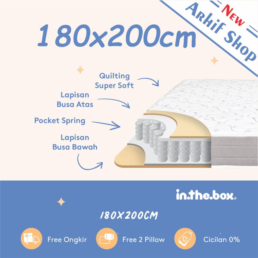 SPRING BED KASUR IN THE BOX inthebox 180x200 (King)