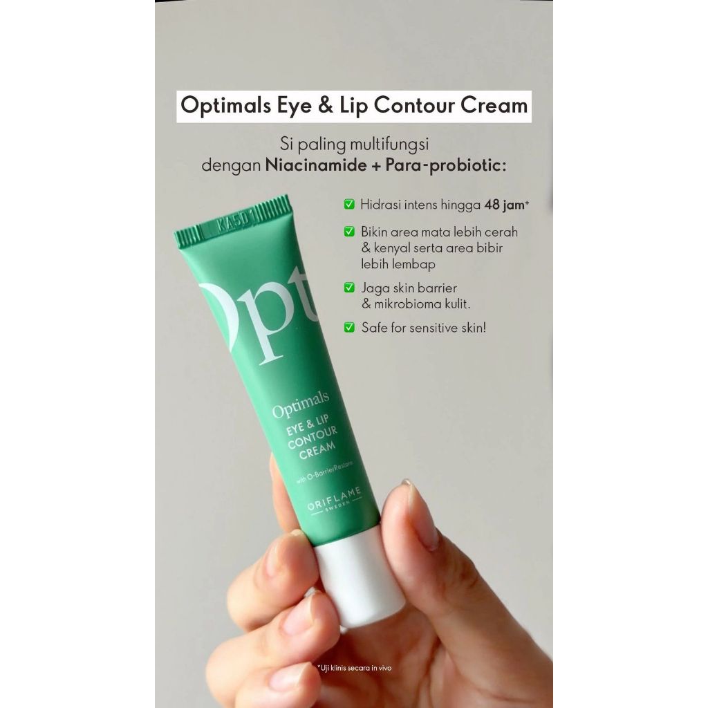 OPTIMALS EYE & LIP CONTOUR CREAM BY ORIFLAME