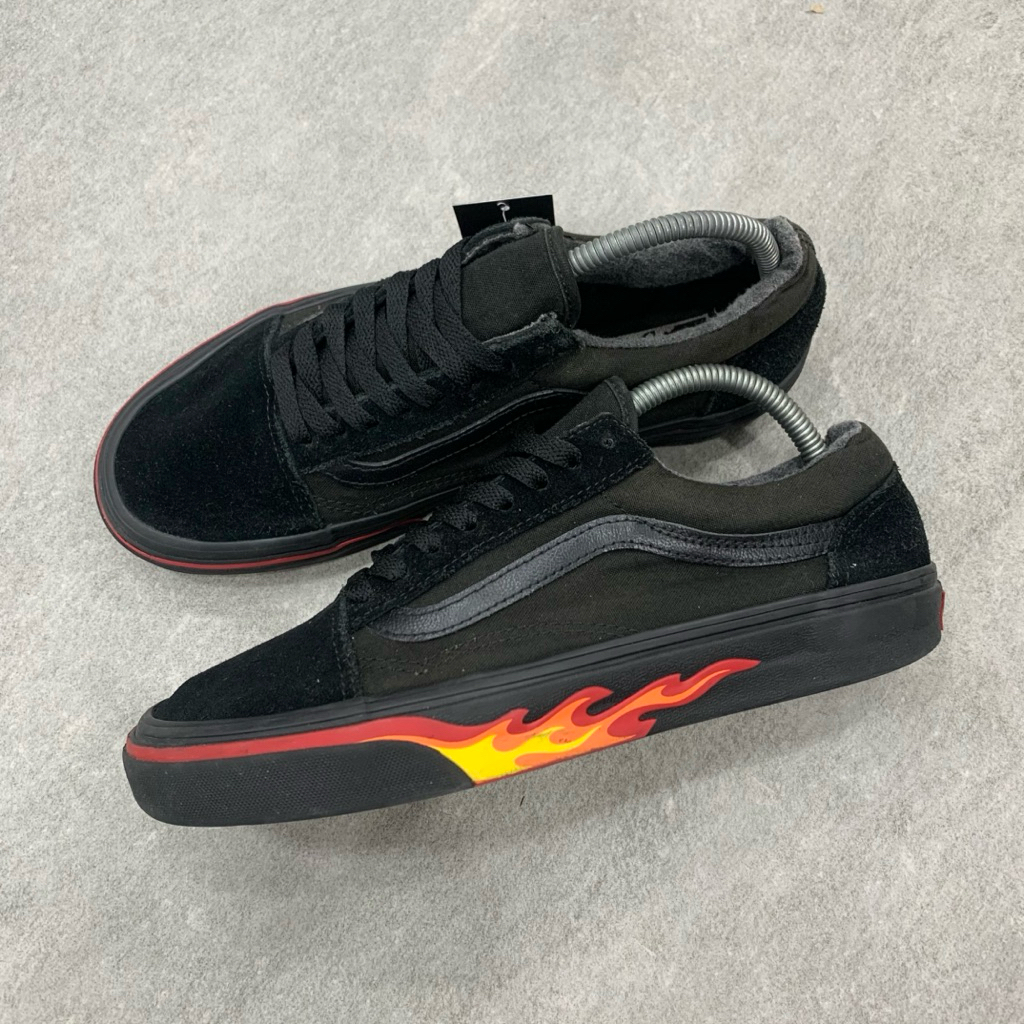 Vans Old Skool Flame Wall Black