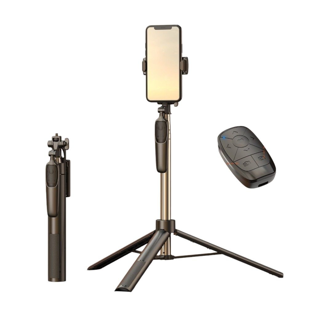 PRELOVED | MIXIO A36 - 160CM Tongsis Bluetooth Selfie Stick Tripod with Remote