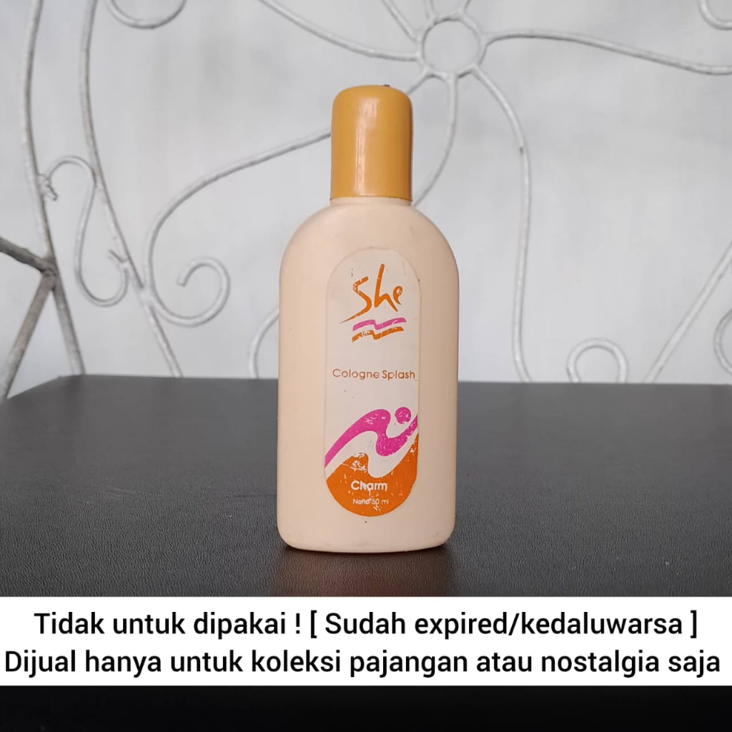 [ TIDAK UNTUK DIPAKAI ] ISI SUDAH BERKURANG/SISA SEDIKIT KOLEKSI PRODUK KEMASAN JADUL SHE COLOGNE  H