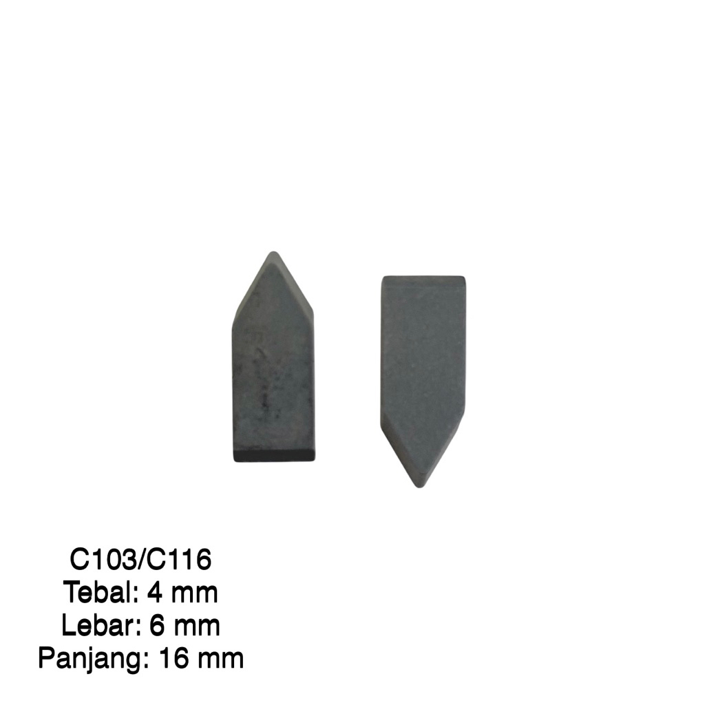 Mata widia carbide C103/C116 pahat bubut betel widia C103 / C116 baru